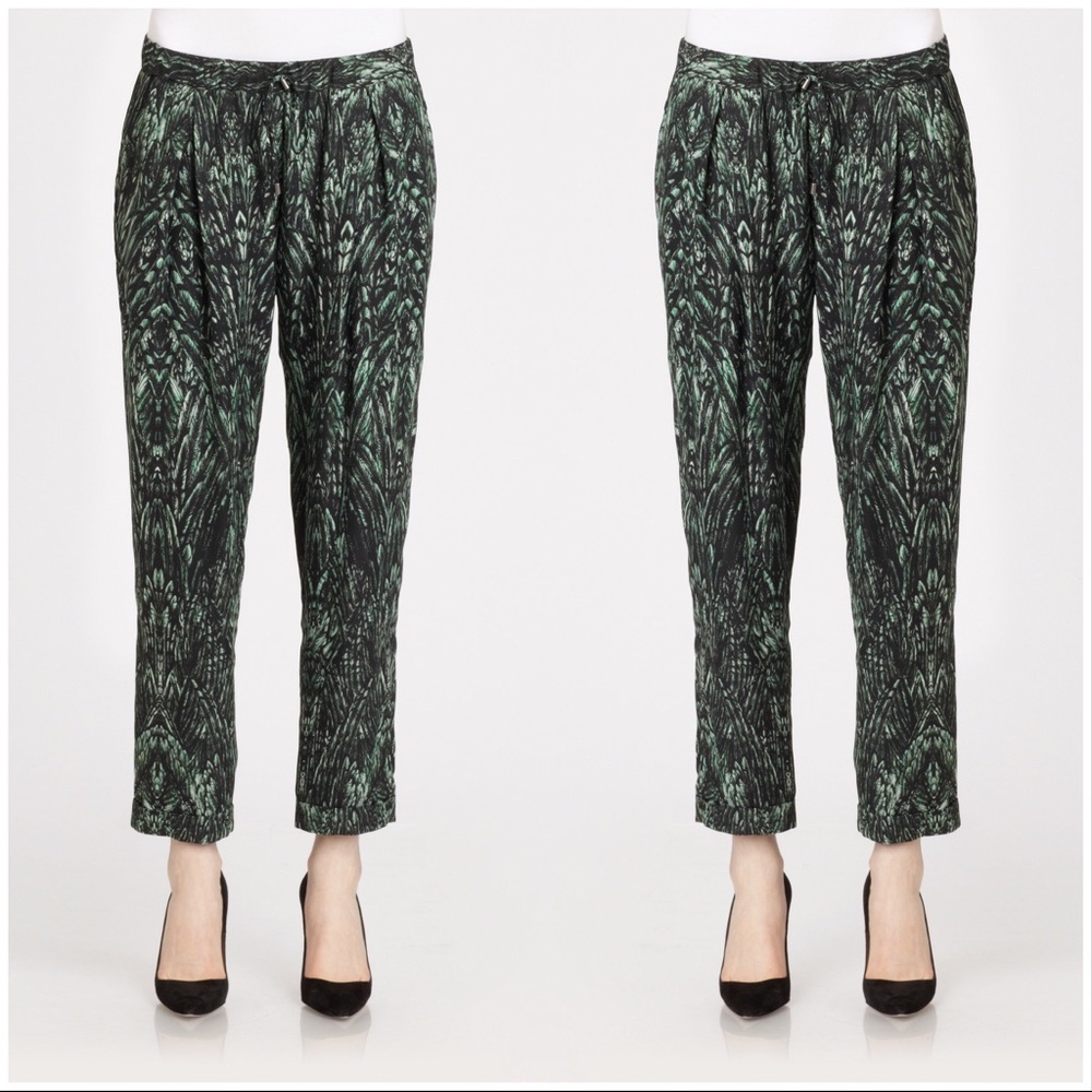 Haute Hippie 100% Silk Botanical Print Lou…